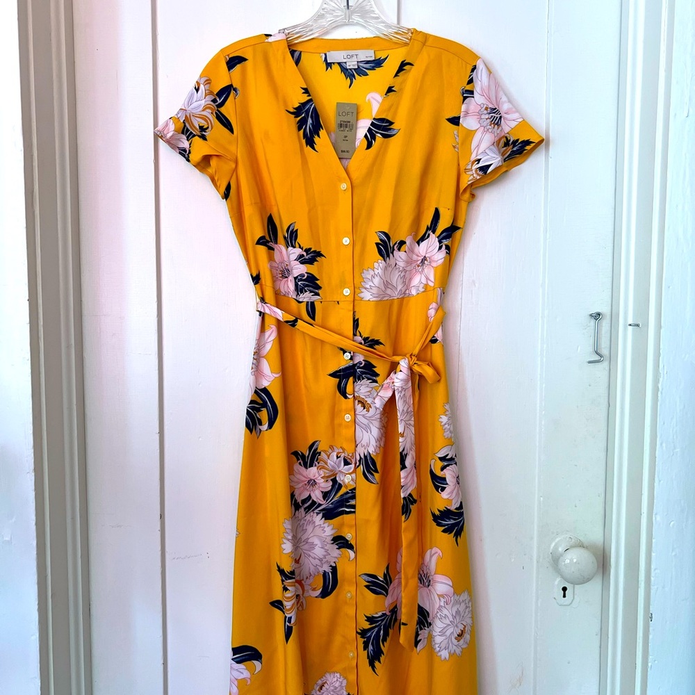 NWT LOFT Shirt Dress 0 Petite